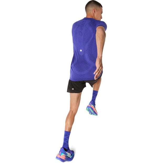 Cobalt - Asics - Road Seamless Ss Top Running Mens