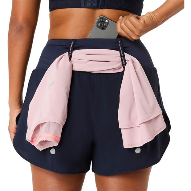 Midnight - Asics - Road 3.5in Short Running Womens