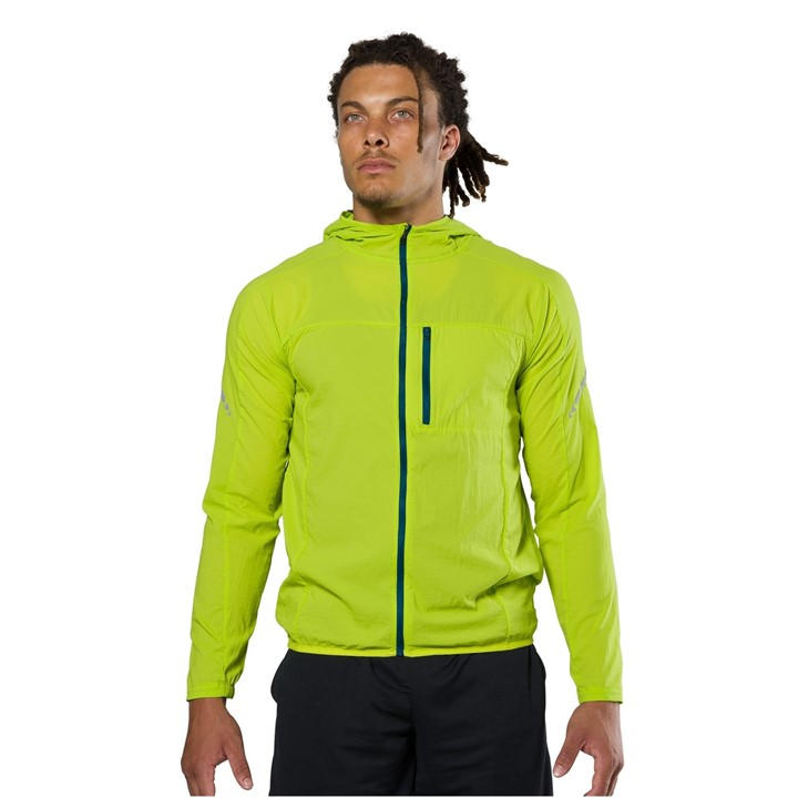 Nathan Men's Yellow 'S Performance Lightweight Reflective Running Jacket in Size 2XL, Sports Direct