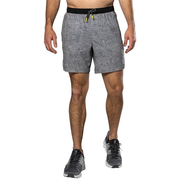 Nathan Men' Grey Performance Running Shorts in Size S, Sports Direct