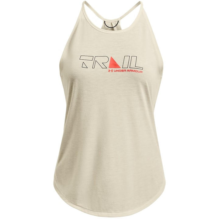 Under Armour Women's Brown Ua Run Trail Tank in Size 10, Sports Direct