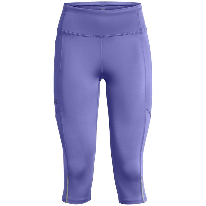 Under Armour Women's Purple Launch Capri in Size 8, Sports Direct