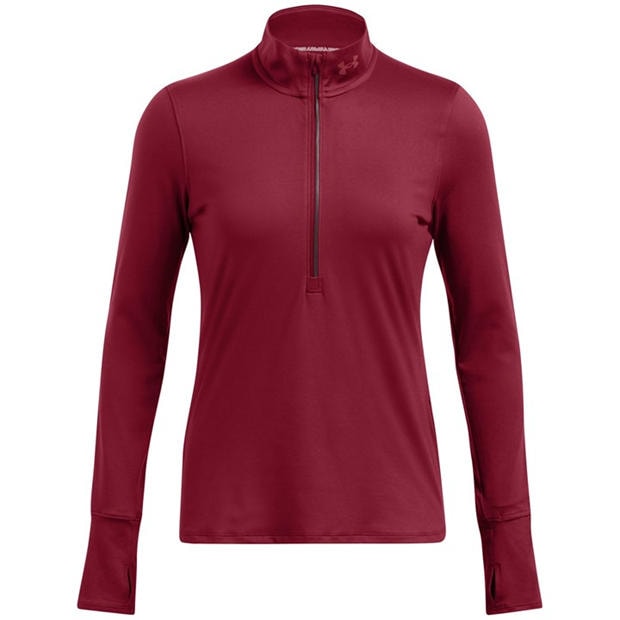 Red - Under Armour - Under Armour Ua Launch Pro Half Zip Running Top Womens