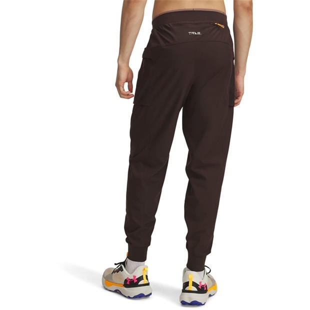 Brown - Under Armour - Men's Trail Run Performance Tracksuit Bottoms