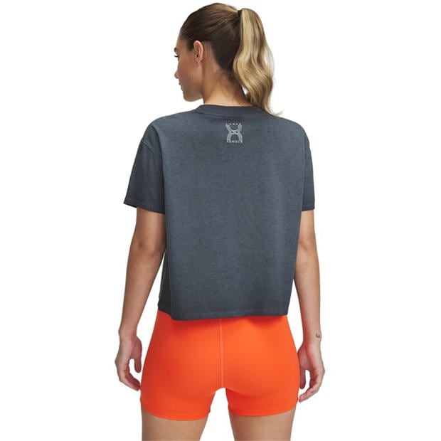 Black - Under Armour - Women's Run 96 Graphic Short Sleeve T-Shirt