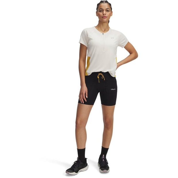 Black - Under Armour - Women's Trail Run Fitted Shorts