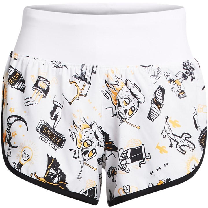 Under Armour Women's White Performance Running Shorts in Size 10, Sports Direct