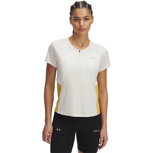Under Armour - Women's Trail Run Zip Short Sleeve T-Shirt