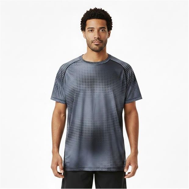 Camo Black - Newline - All Over Print T Shirt Senior