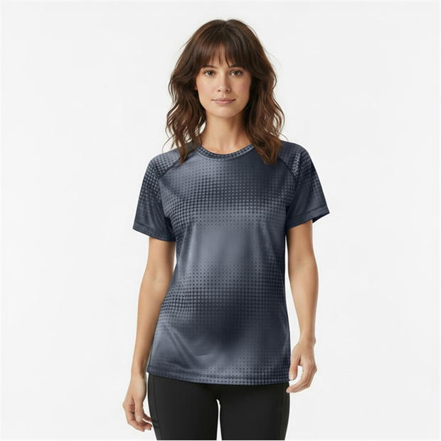 Camo Black - Newline - All Over Print T Shirt Ladies