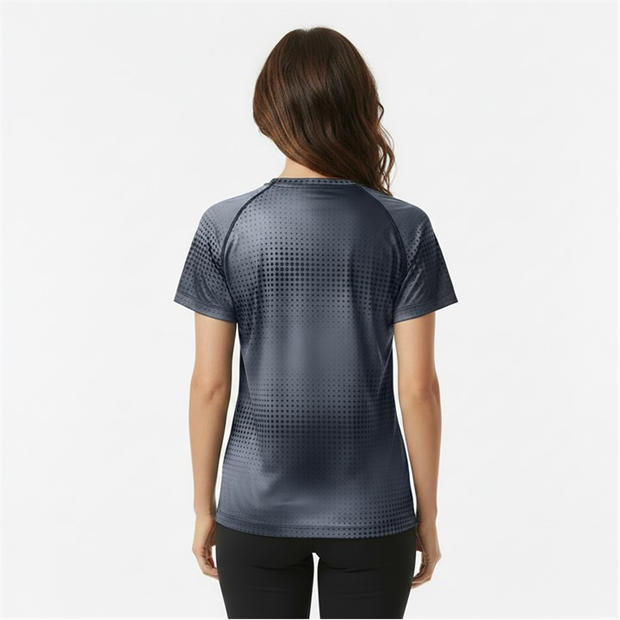 Camo Black - Newline - All Over Print T Shirt Ladies