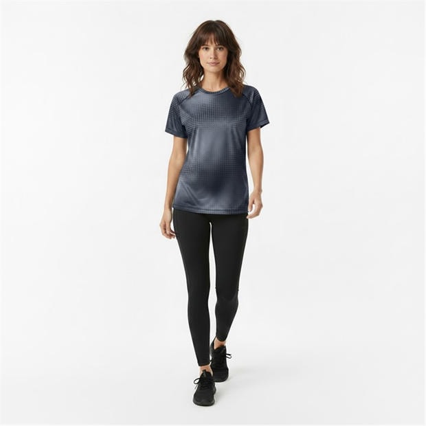 Camo Black - Newline - All Over Print T Shirt Ladies
