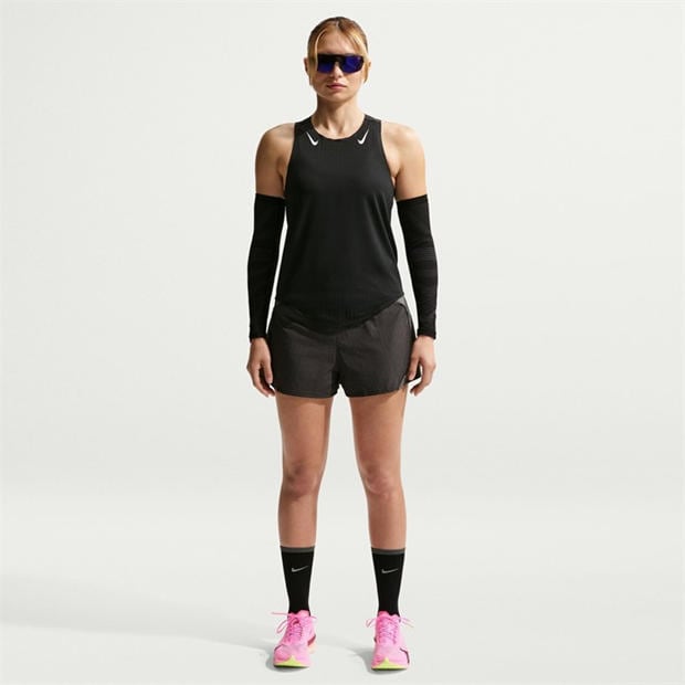 Black/White - Nike - Women's Performance Running Vest