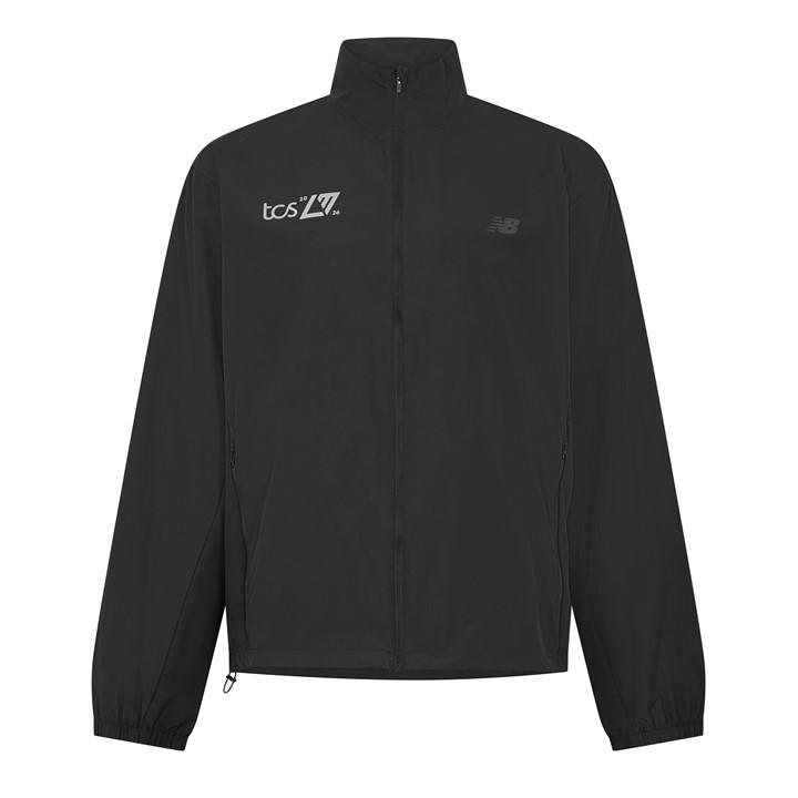New Balance Men's Black Nb London Edition Race Days Running Jacket in Size XL, Sports Direct