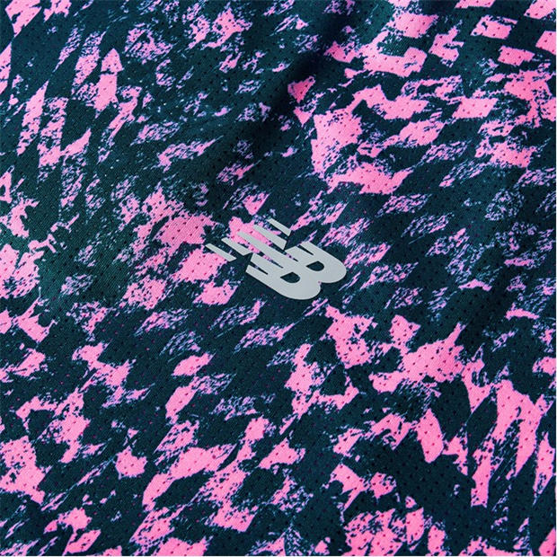 Pink Heat - New Balance - Men's Short Sleeve Performance Running Top