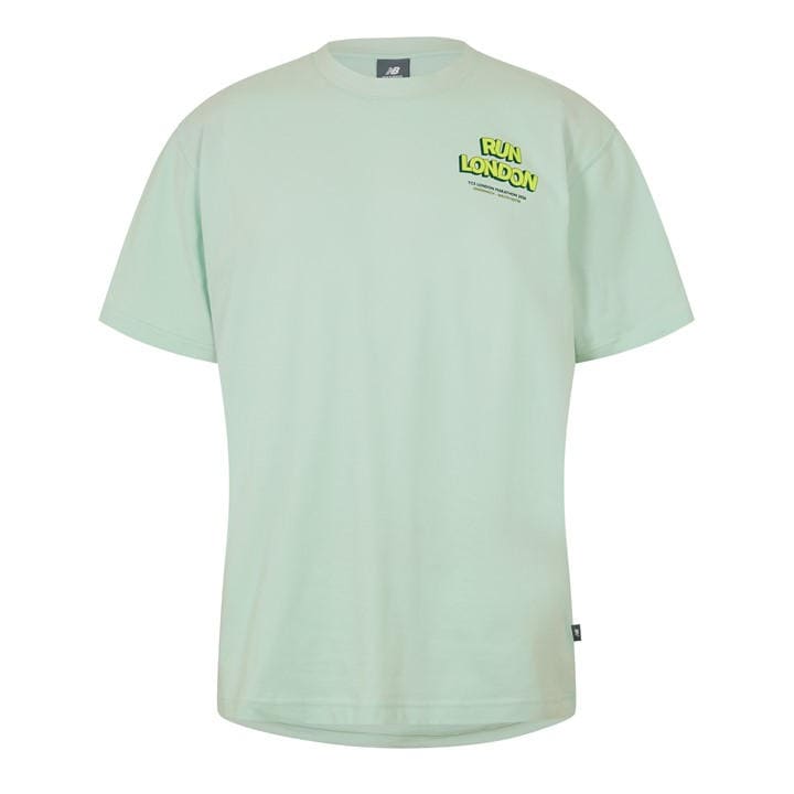 New Balance Men's Green Short Sleeve Performance Running Top in Size 2XL, Sports Direct