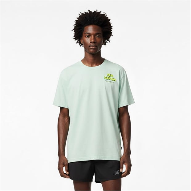 Cosmic Jade - New Balance - Men's Short Sleeve Performance Running Top