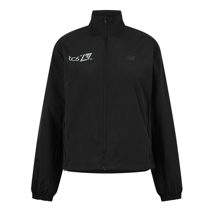 New Balance Women's Black Nb London Edition Fast Days Running Jacket in Size 16, Sports Direct