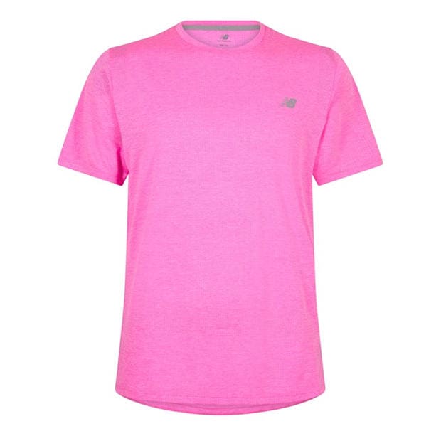 Pink - New Balance - NB RC Essentials Running T-Shirt Mens