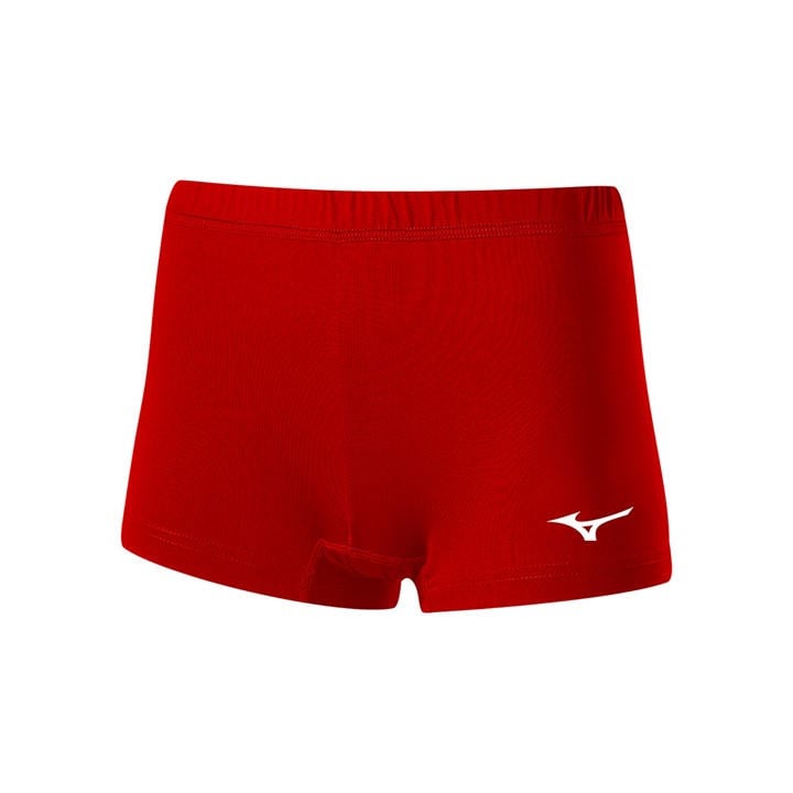 Mizuno Women's Red Performance Netball Shorts in Size 14, Sports Direct