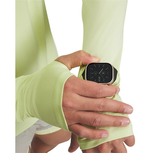 Green/Lime - Under Armour - Men's Long Sleeve Performance Running Top
