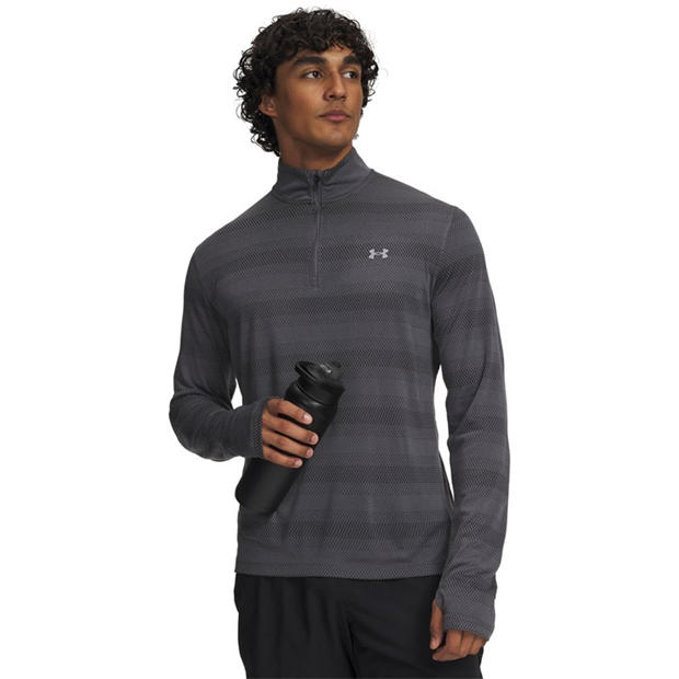 Gray - Under Armour - UA Velociti Mens ¼ Zip