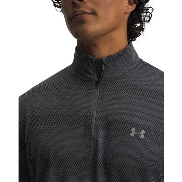 Gray - Under Armour - UA Velociti Mens ¼ Zip