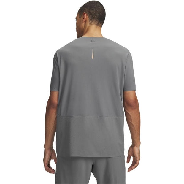 Green/Orange - Under Armour - Men's Short Sleeve Performance Running Top