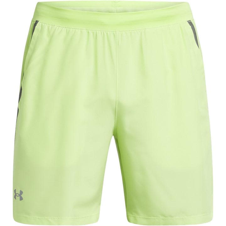Under Armour Men' Green Ua Launch 7In Shorts in Size S, Sports Direct