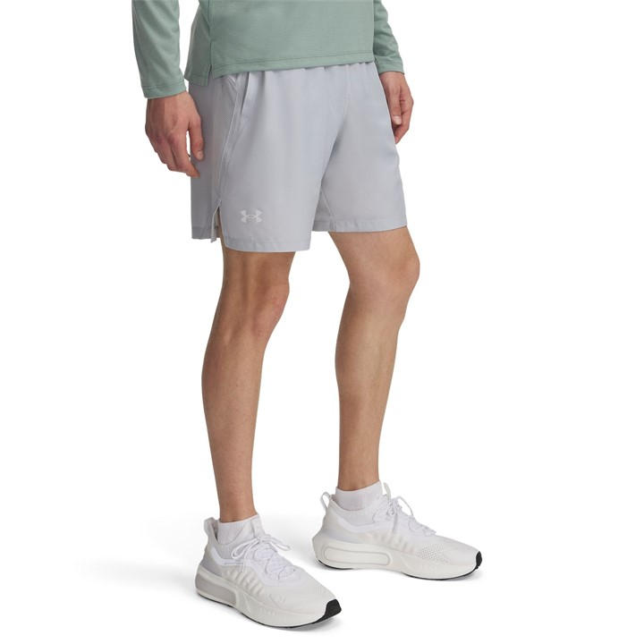 Under Armour Men's Grey Ua Launch 7In Shorts in Size L, Sports Direct