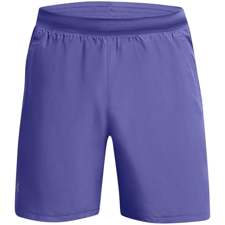 Under Armour Men's Purple Ua Launch 7In Shorts in Size XS, Sports Direct
