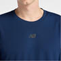 Nb Navy - New Balance - Men's Short Sleeve Performance Running Top