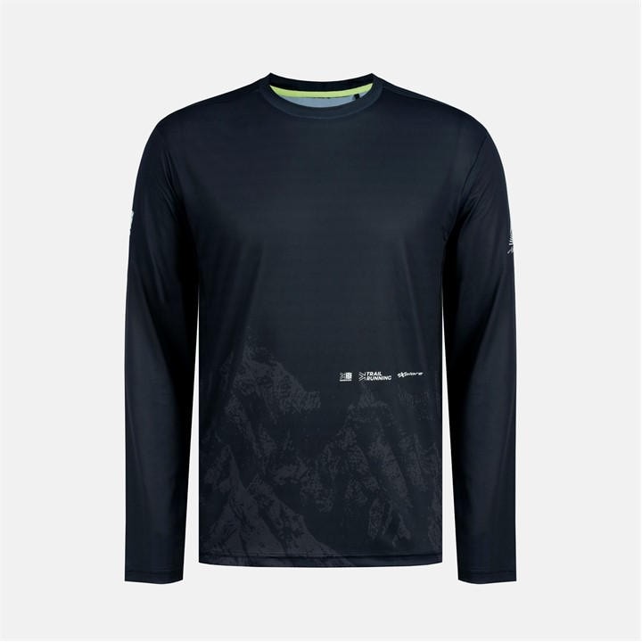 Karrimor Men's Black Long-Sleeve Performance Running Top in Size M, Sports Direct