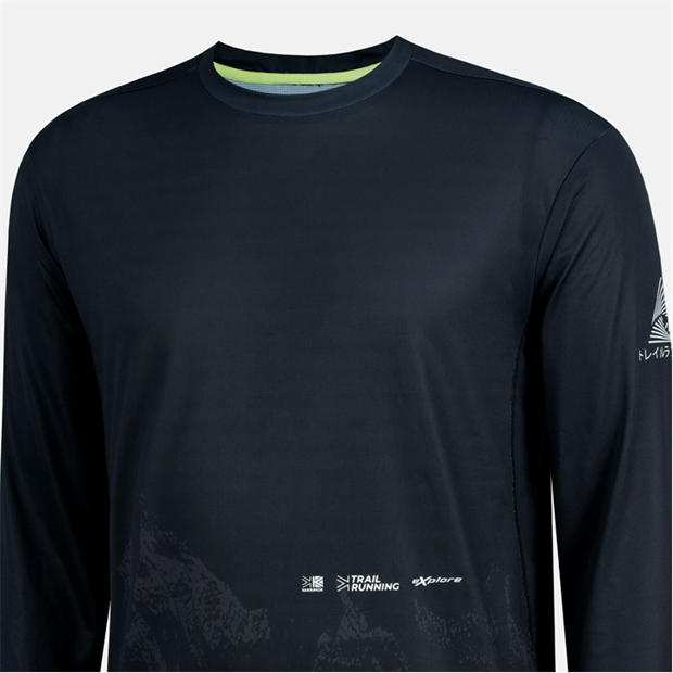Black - Karrimor - Karrimor Trail Long-Sleeve Tee Mens