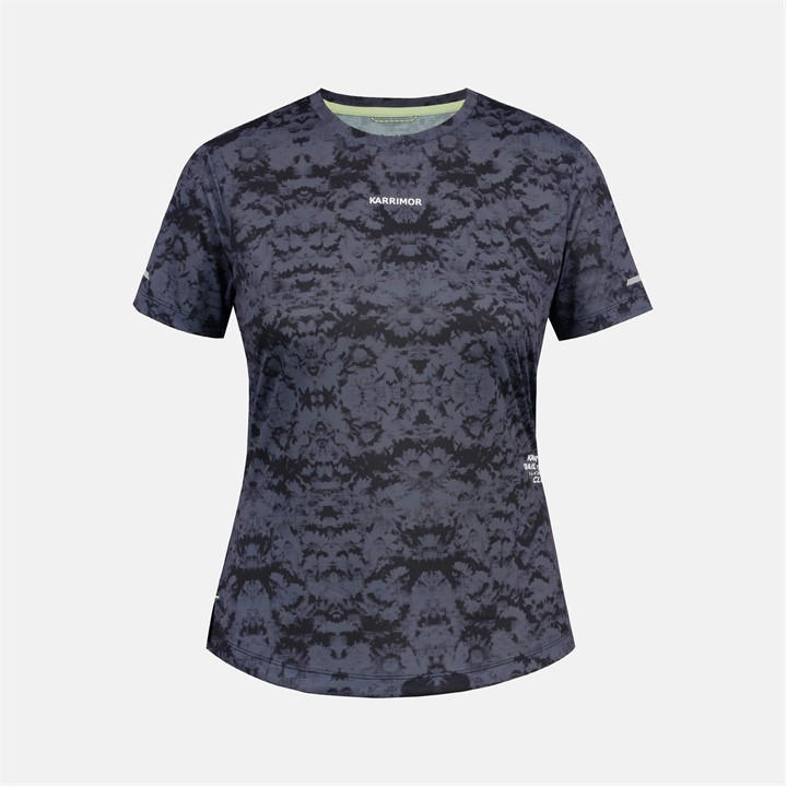 Karrimor Women's Black Trail Short-Sleeve Performance Running Top in Size 16, Sports Direct