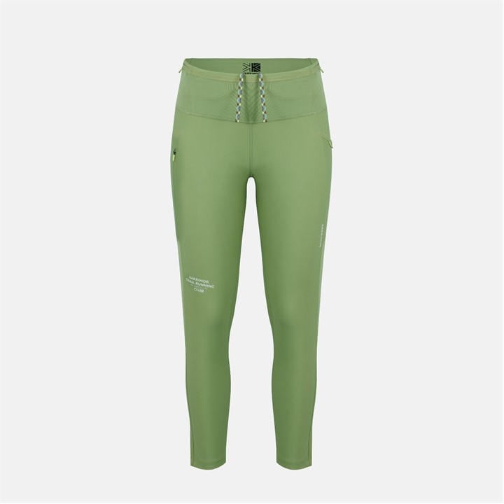 Karrimor Women's Green Trail Zip Pocket Performance Running Tights in Size 14, Sports Direct