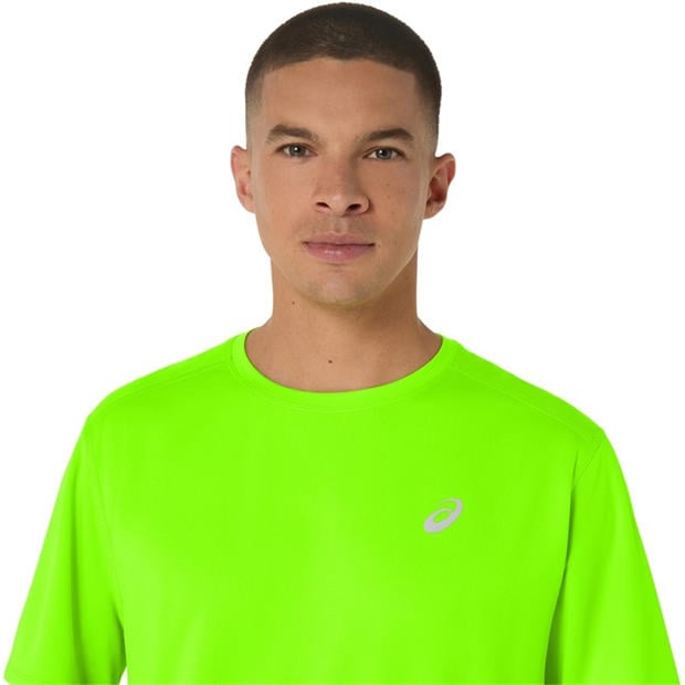 Green - Asics - Core Ss Top Running Mens