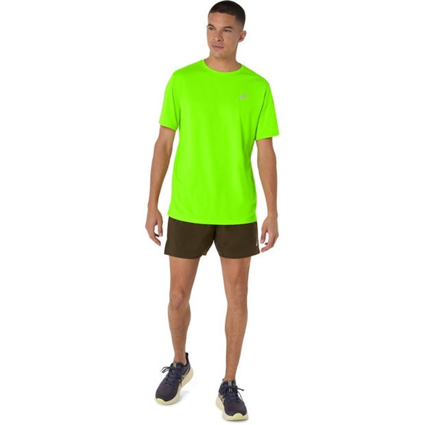 Green - Asics - Core Ss Top Running Mens