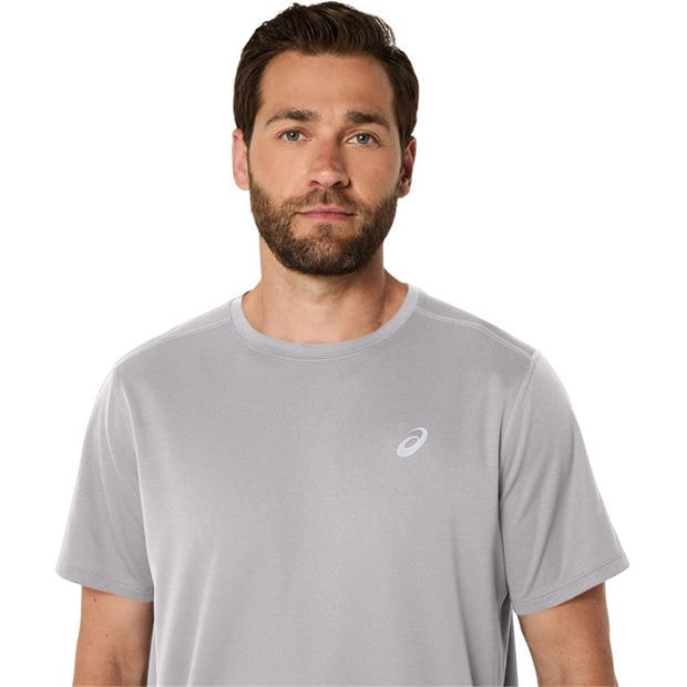 Grey - Asics - Core Ss Top Running Mens