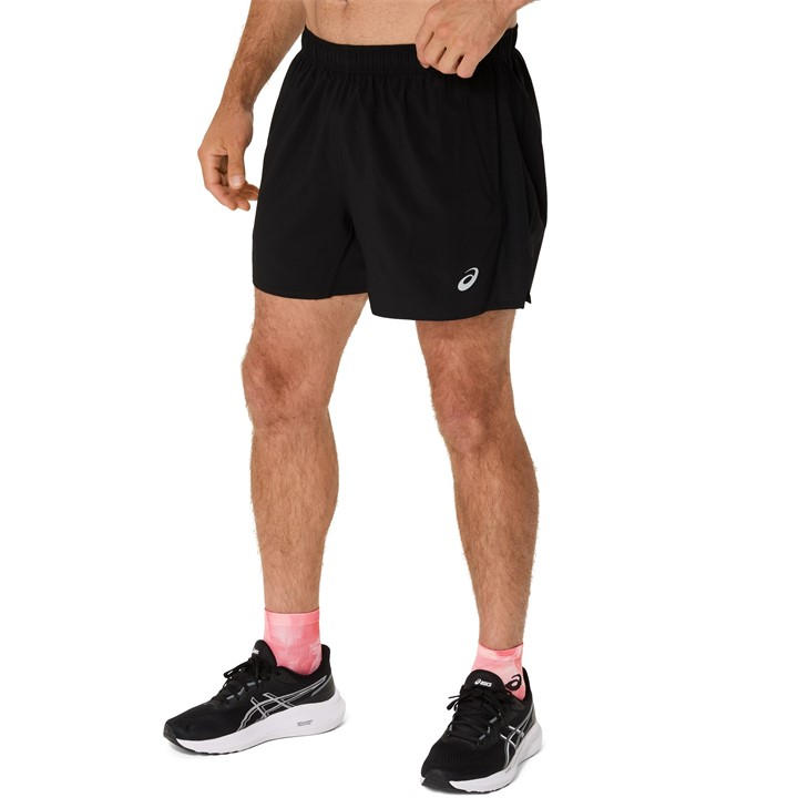 Asics Men's Black Core 5In Short Running in Size M, Sports Direct