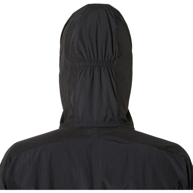 Black - Asics - Road Packable Jacket Running Womens