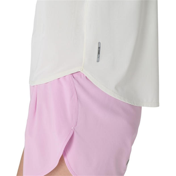 Cream - Asics - Women's Road Short Sleeve Running T-Shirt
