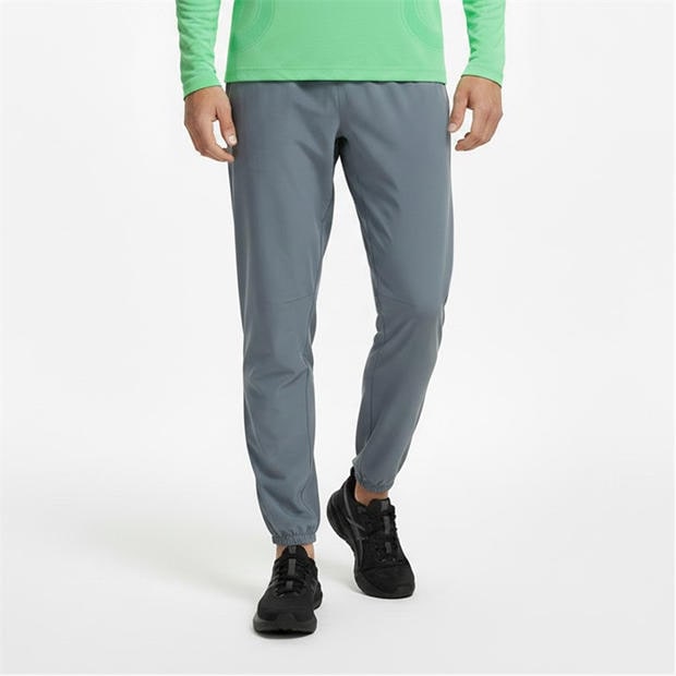 Grey - Asics - Core Woven Pant Tracksuit Bottom Mens