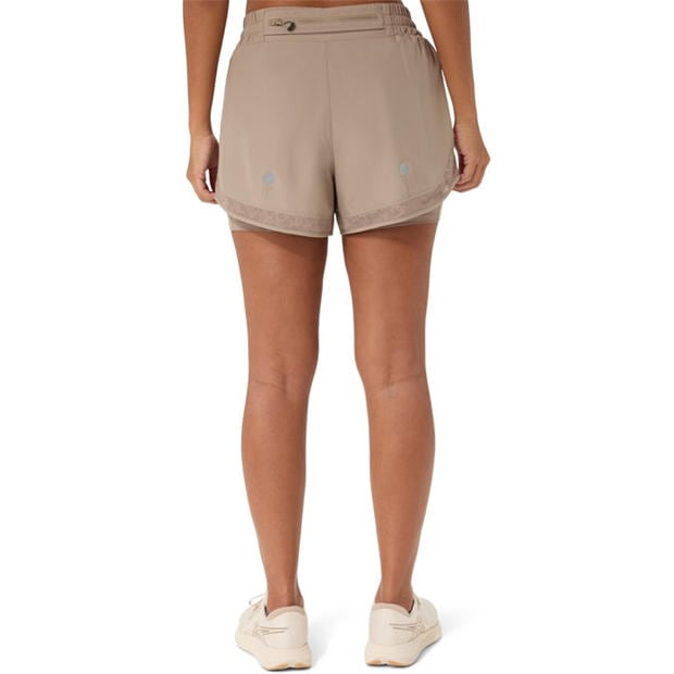Greige - Asics - Women's Nagino Running Shorts