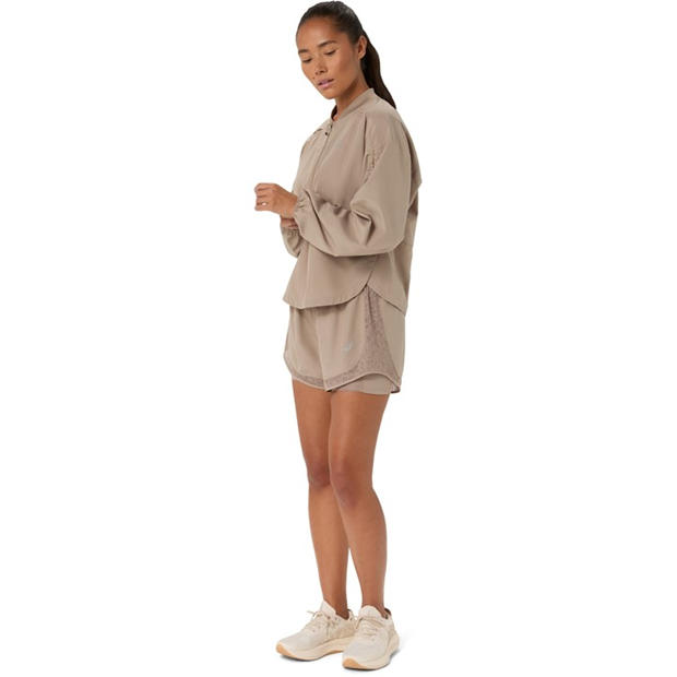 Greige - Asics - Women's Nagino Running Shorts