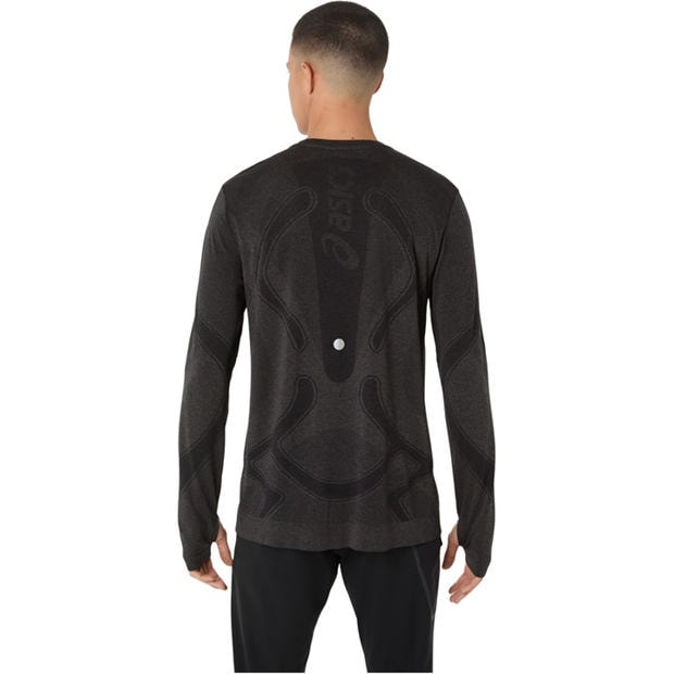 Black - Asics - Road Seamless Ls Top Running Mens