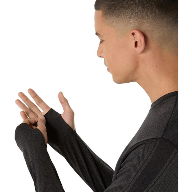 Black - Asics - Road Seamless Ls Top Running Mens
