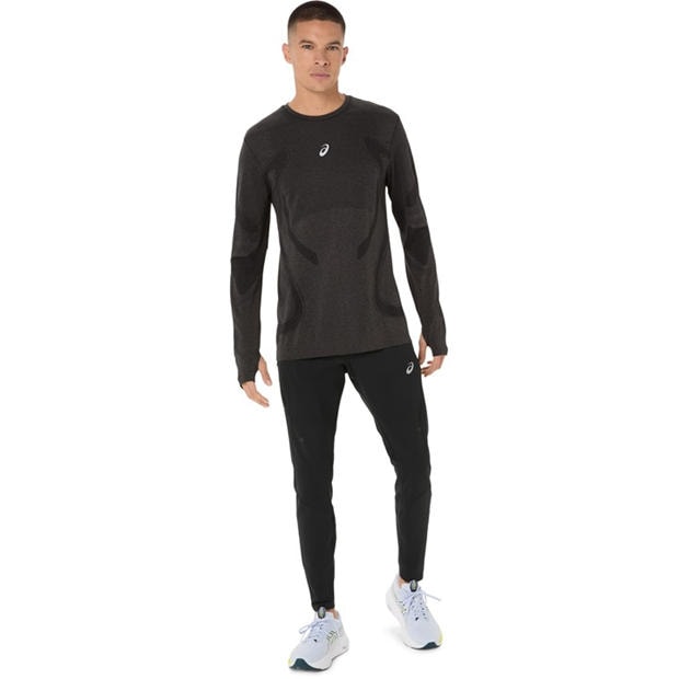 Black - Asics - Road Seamless Ls Top Running Mens