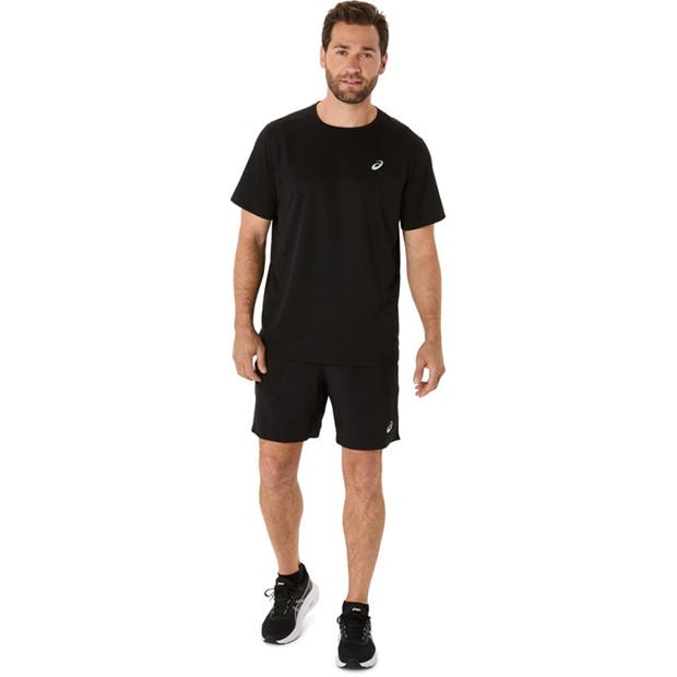 Black - Asics - Core 2-N-1 7in Short Running Mens