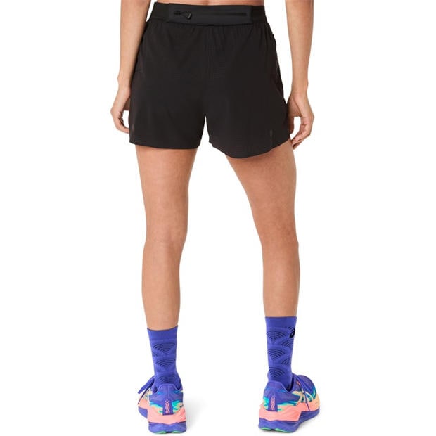 Black - Asics - Metarun Split Shorts Running Short Womens